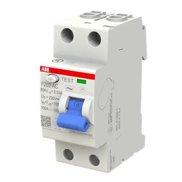 2CSF202001R1800 F202 AC-80/0.03 ABB Residual Current Circuit Breaker