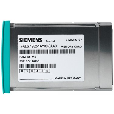 6ES7952-1KM00-0AA0 SIMATIC S7, MEMORY CARD FOR S7-400, LONG VERSION, 5V FLASH-EPROM, 4 MBYTES