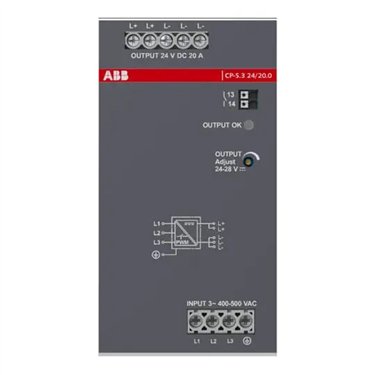 1SVR340767R1000 CP-S.3 24/20.0 ABB Power supply In:3x400-500VAC Out:DC