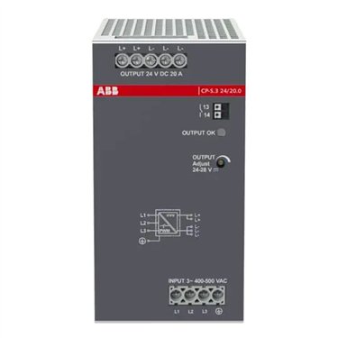 1SVR340767R1000 CP-S.3 24/20.0 ABB Power supply In:3x400-500VAC Out:DC