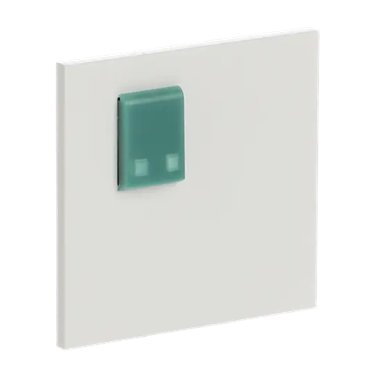 88881H3N ABB Cover cancel unit green
