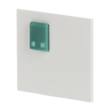 88881H3N ABB Cover cancel unit green
