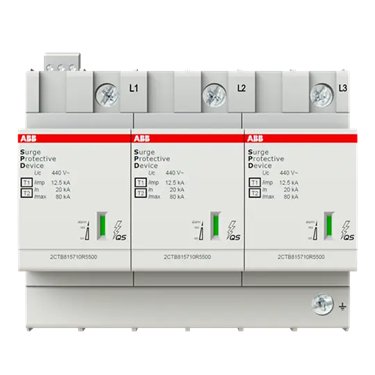 2CTB815710R3500 OVR T1-T2 3L 12.5-440s P TS QS ABB Surge protective device