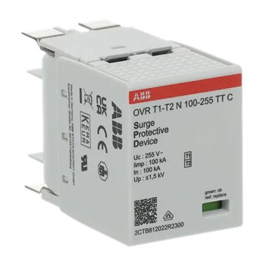 2CTB812022R2300 OVR T1-T2 N 100-255 TT C ABB Surge protective device