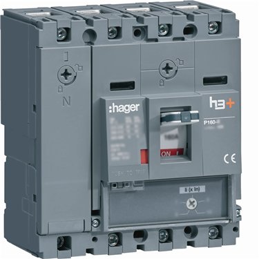 HHS081BC HAGER interruttore automatico h3+ P160 magnetico 4P 80 A 25 kA