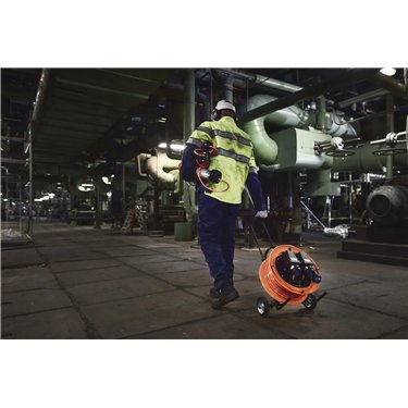 Atexor Distribution électrique portative ATEX/IECEx : enrouleur de câble SLAM 16EX