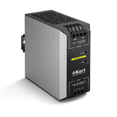 KAD240W1.01 - KERT A31240W1.01 Fonte de alimentação para calha DIN, 110–230 Vac, 12 Vdc, 20 A, tropicalizada