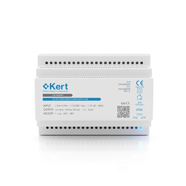 KAL2405DIN - KERT A10100W2 DIN-Schienen-Schaltnetzteil, 100–240 Vac, 24 Vdc, 4,5 A