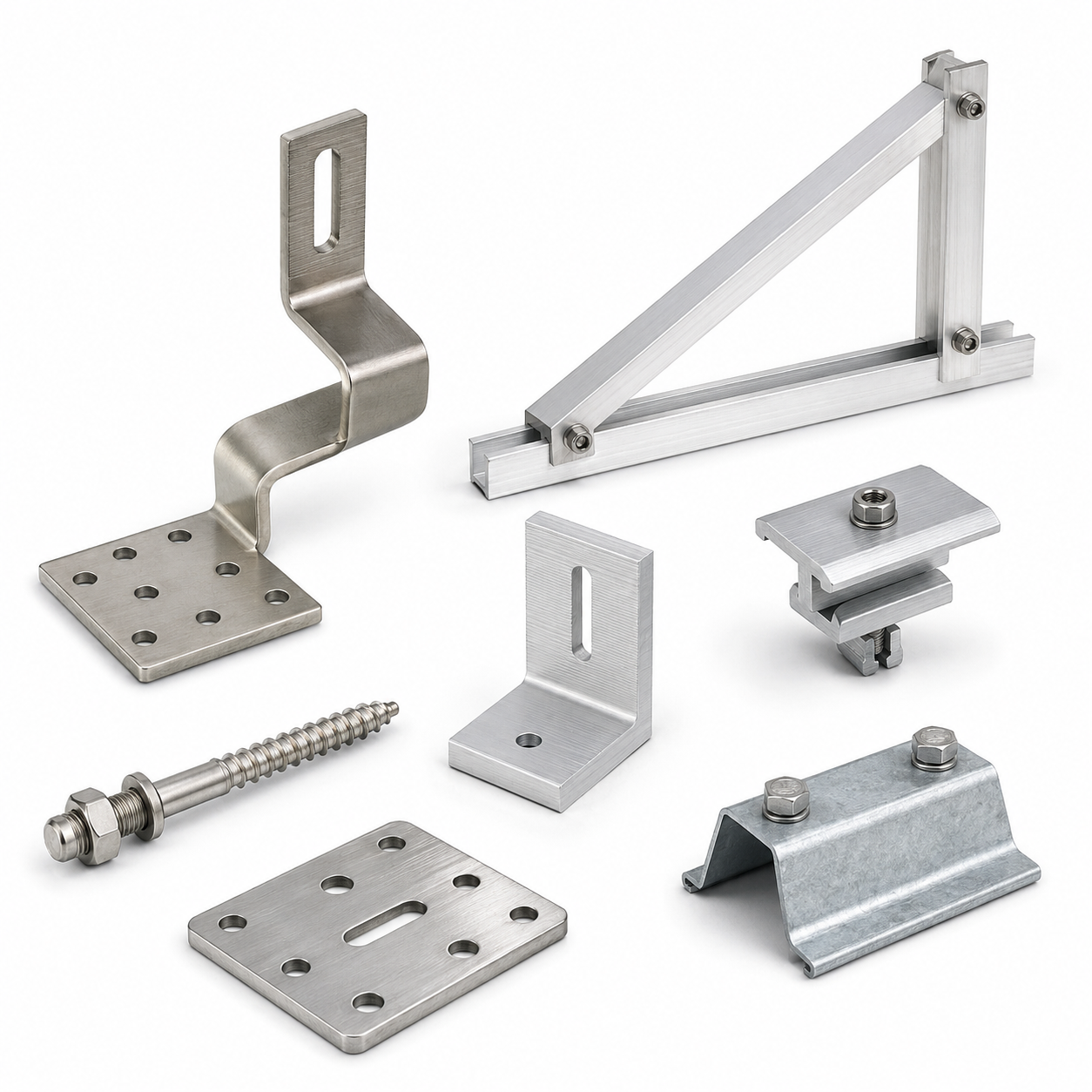Photovoltaics roof-/facade fastener