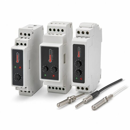 Temperature monitoring relays