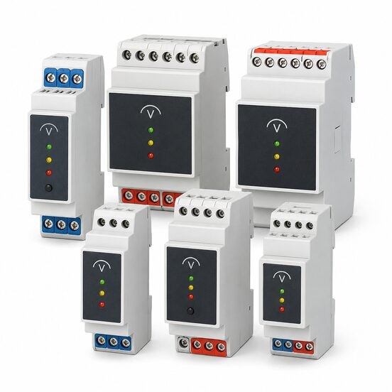 Voltage monitoring relays