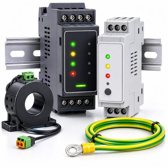 Insulation and earth fault monitoring relays