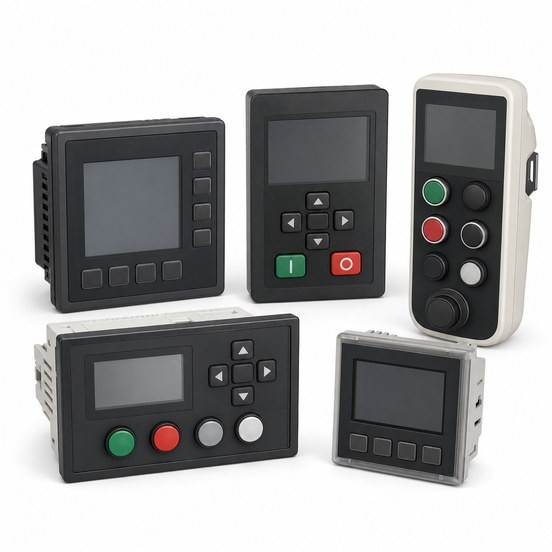Operator panels for motor management devices