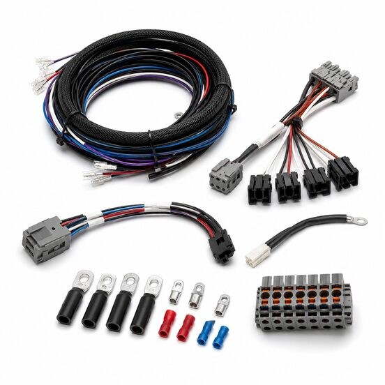 Wiring set for power circuit breakers