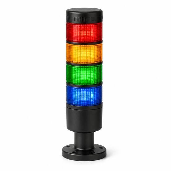 Signal devices with LED-multicolourlamp