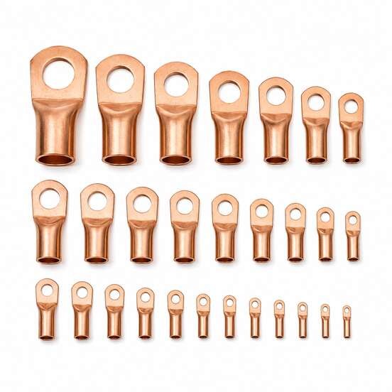 Crimp cable lug for copper conductors
