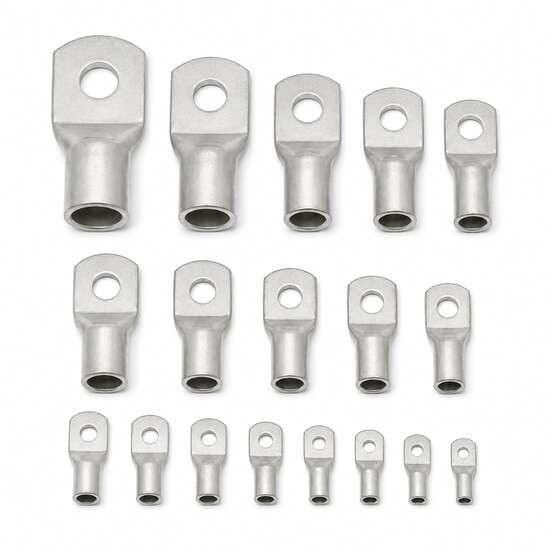 Crimp cable lug for aluminium conductors