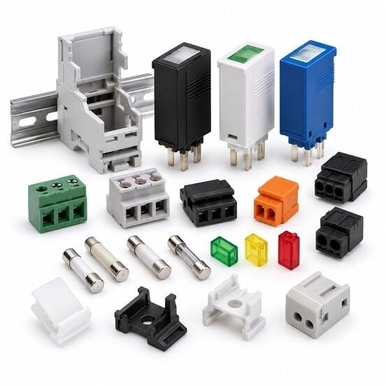 Accessories/spare parts for surge protection power supply systems