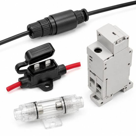In-line fuse bases