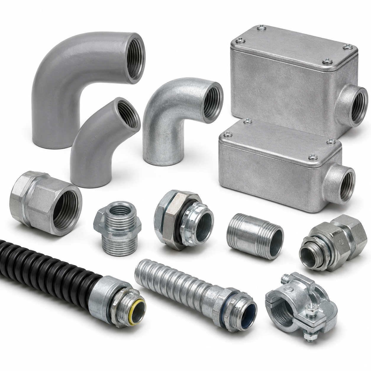 Curvas para tubos de instalación